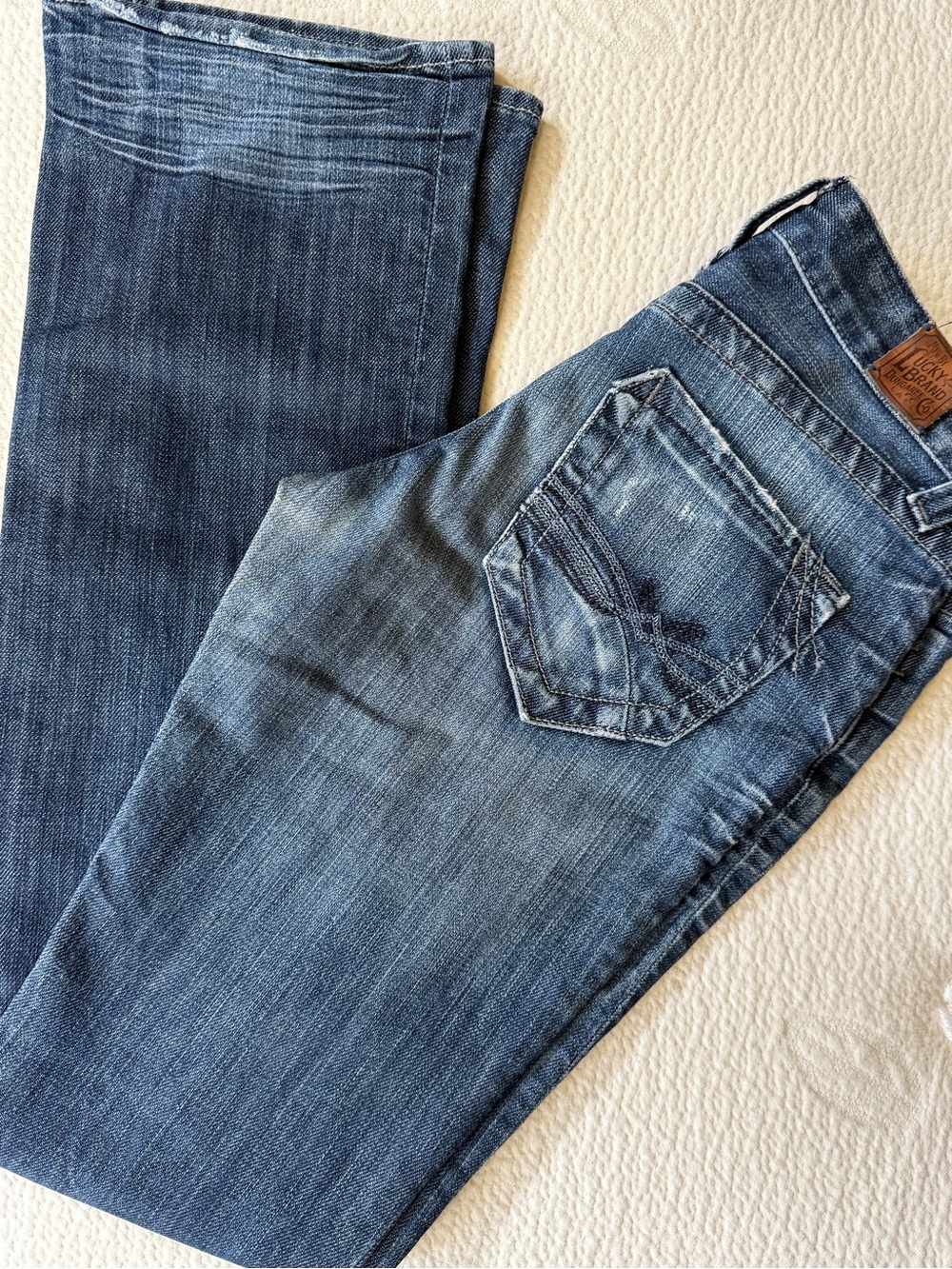 Vintage Lucky Brand Low Rise Bootcut Jeans Made in USA